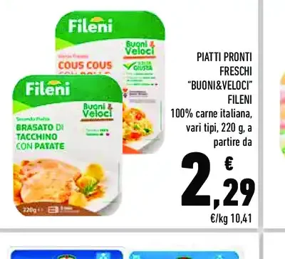 Piatti pronti freschi Buoni&Veloci Fileni