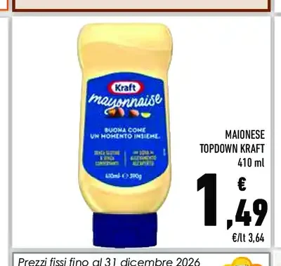 Maionese Kraft Topdown