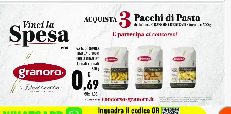 Pasta di semola Granoro