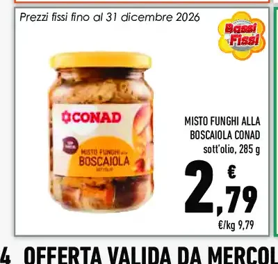 Misto funghi alla boscaiola Conad