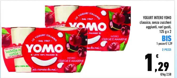 Yogurt intero Yomo