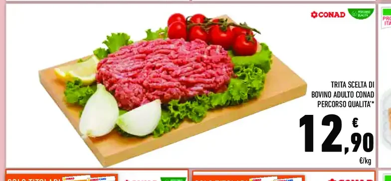 Trita scelta di bovino adulto