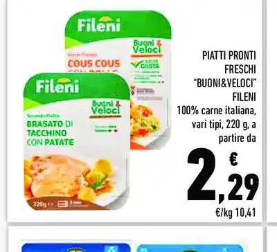 Piatti pronti freschi Buoni&Veloci Fileni