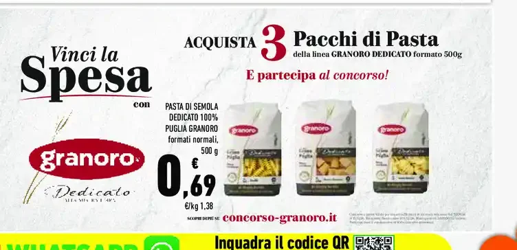 Pasta di semola Granoro