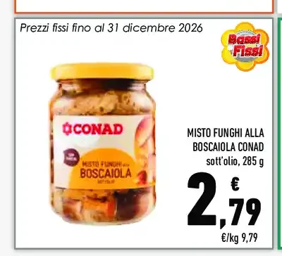 Misto funghi alla boscaiola Conad