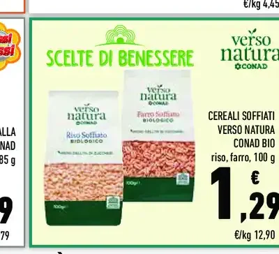 Cereali soffiati Verso Natura Conad Bio