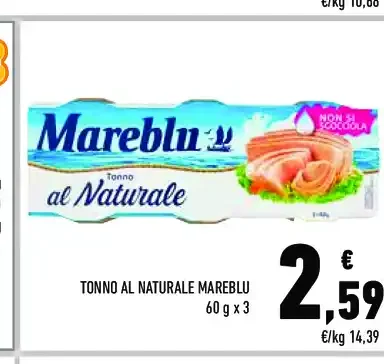 Tonno al naturale Mareblu