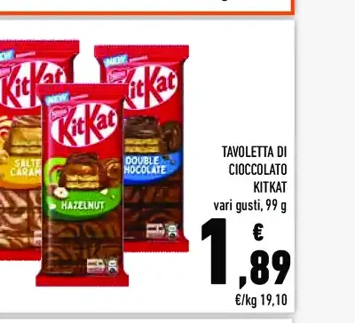 Tavoletta di cioccolato KitKat