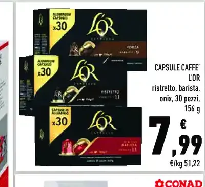 Capsule caffè L'OR