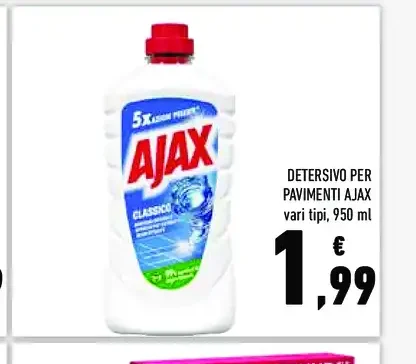 Detersivo per pavimenti Ajax
