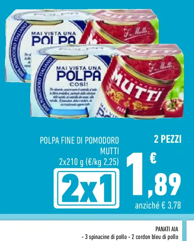 Polpa fine di pomodoro Mutti