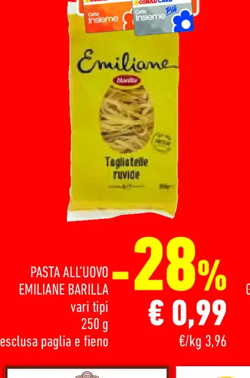 Pasta all'uovo Emiliane Barilla