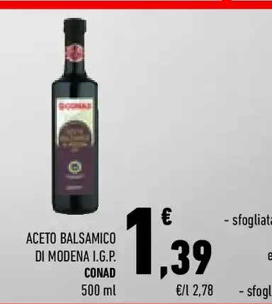 Aceto balsamico di Modena I.G.P. Conad