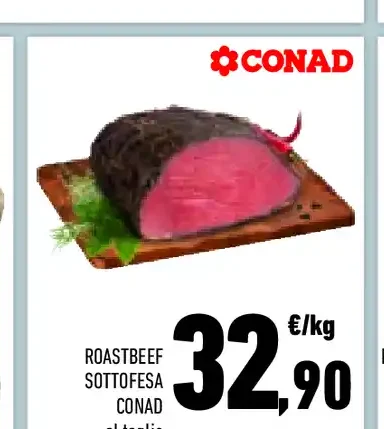 Roastbeef sottofesa Conad