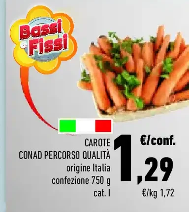 Carote Conad Percorso Qualità