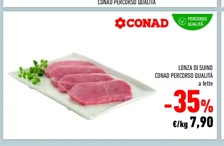 Lonza di suino Conad Percorso Qualità
