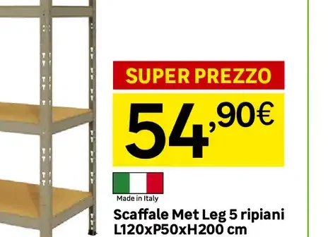 Scaffale Met Leg