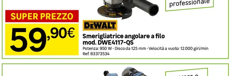 Smerigliatrice angolare a filo