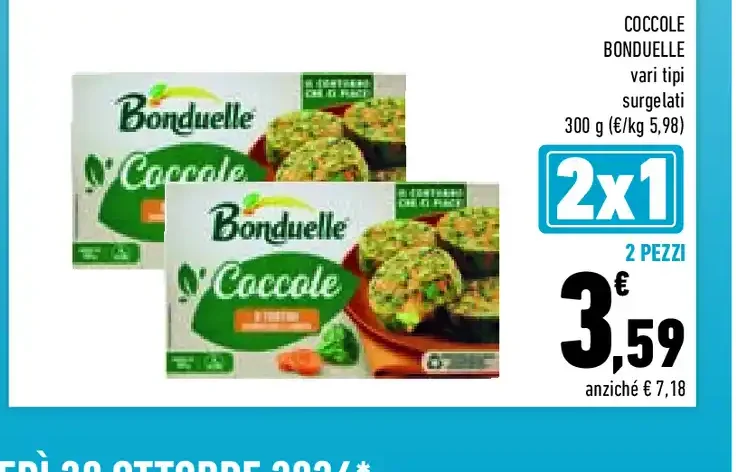Coccole Bonduelle vari tipi surgelate 300 g