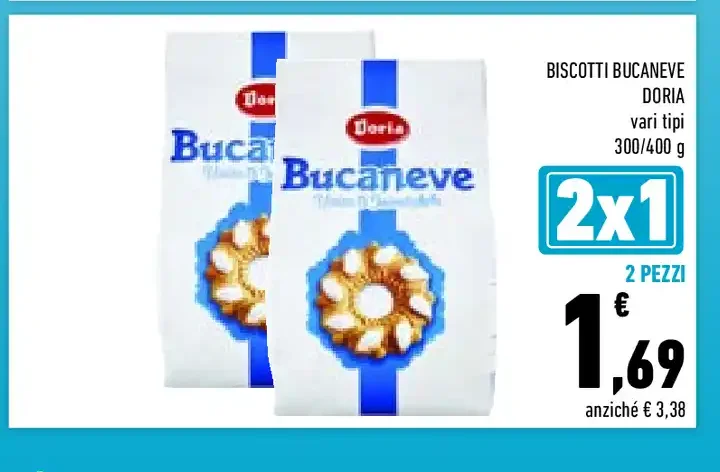 Biscotti Bucaneve Doria