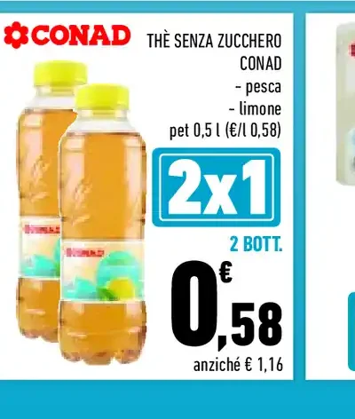 Tè senza zucchero Conad