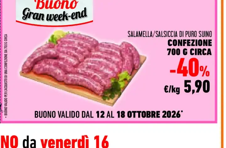 Salamella o salsiccia di puro suino