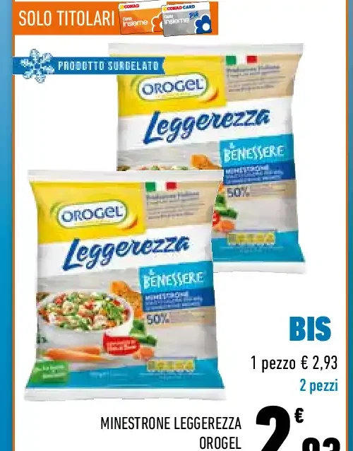 Minestrone Leggerezza Orogel 750 g