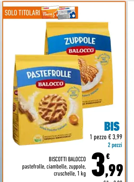 Biscotti Balocco 1 kg