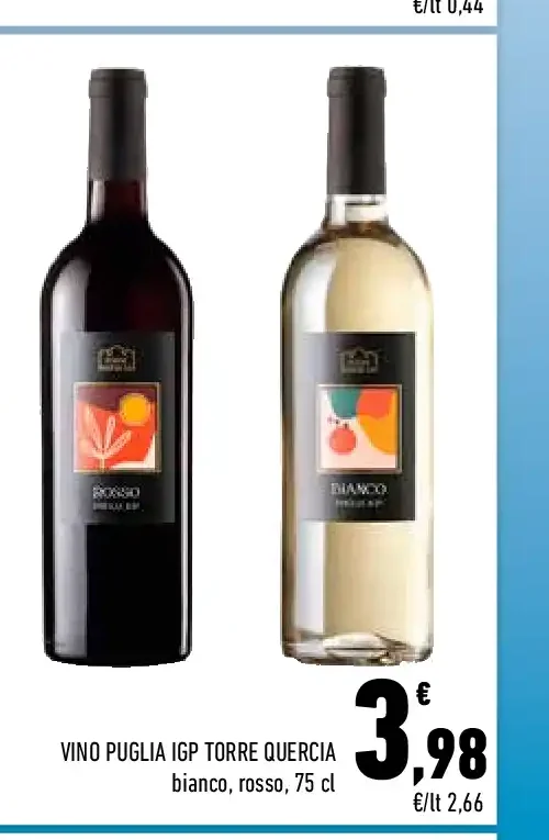 Vino Puglia IGP Torre Quercia 75 cl