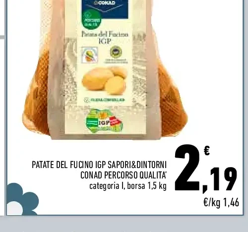 Patate del Fucino IGP Sapori&Dintorni 1,5 kg