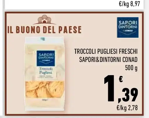 Broccoli pugliesi freschi Sapori & Dintorni Conad
