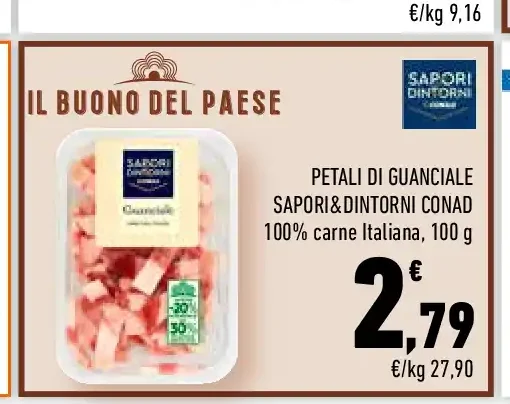 Petali di guanciale Sapori & Dintorni Conad