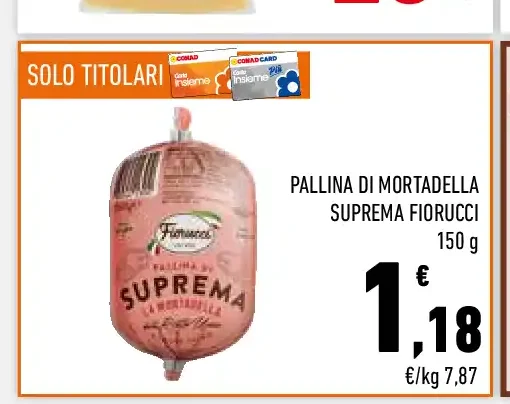 Pallina di mortadella Suprema Fiorucci