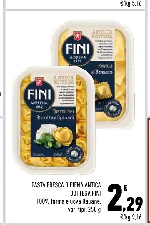 Pasta fresca ripiena Antica Bottega Fini
