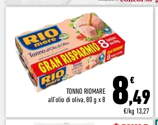 Tonno Rio Mare all'olio di oliva