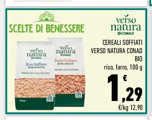 Cereali soffiati Verso Natura Conad Bio