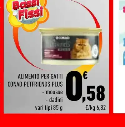 Alimento per gatti Conad Petfriends Plus