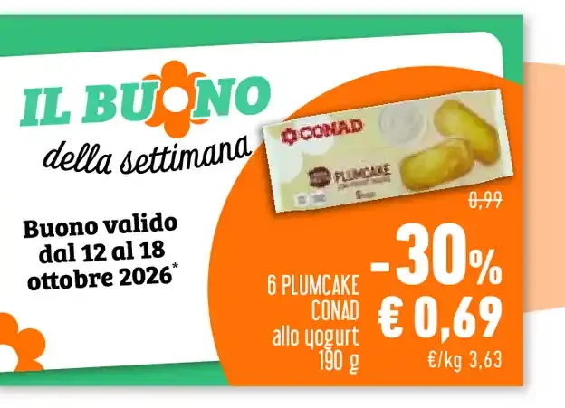 Plumcake Conad allo yogurt