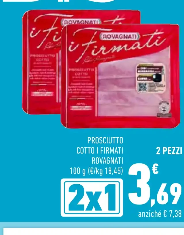 Prosciutto cotto I Firmati Rovagnati