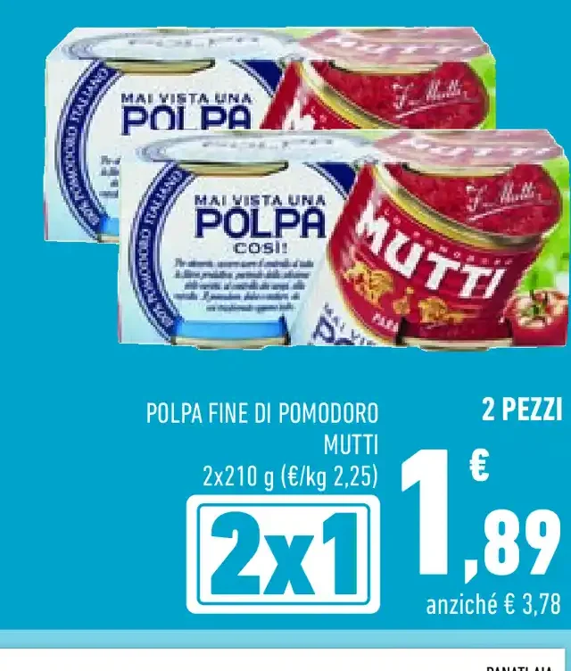 Polpa fine di pomodoro Mutti