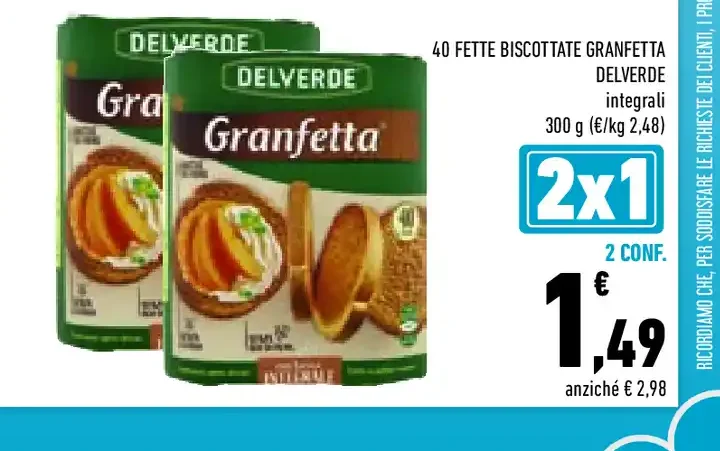 Biscotti Granfetta Delverde