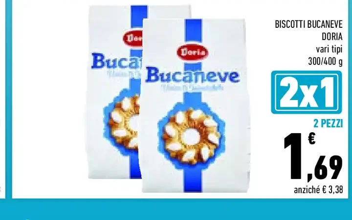 Biscotti Bucaneve Doria