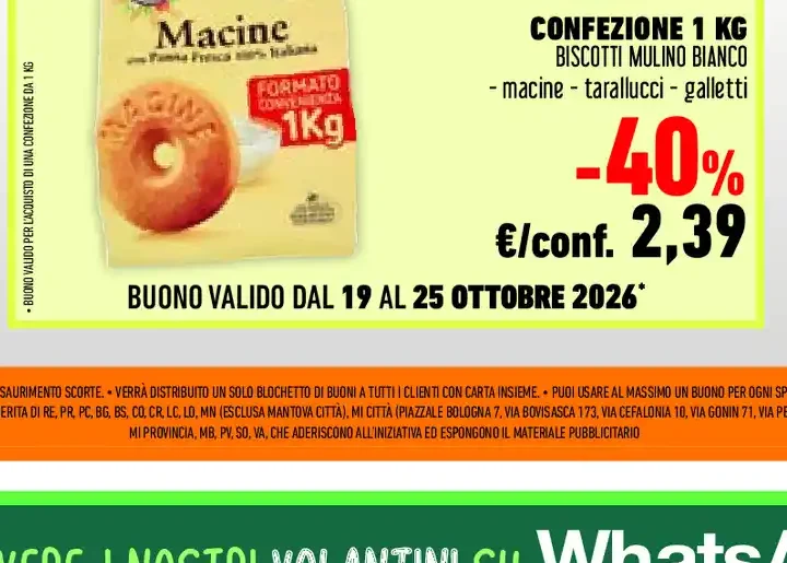 Biscotti Mulino Bianco