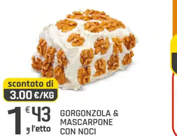 Gorgonzola e mascarpone con noci