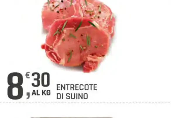 Entrecote di suino