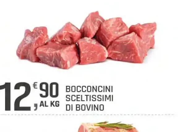 Bocconcini sceltissimi di bovino