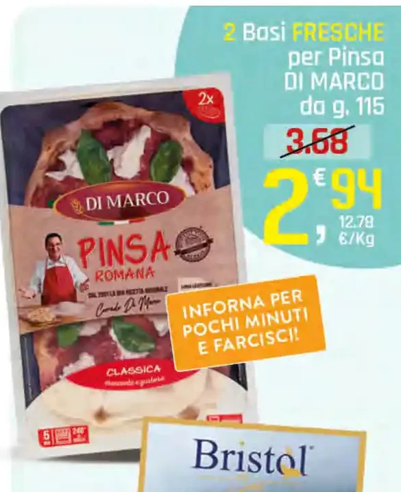 Basi fresche per pinsa Di Marco