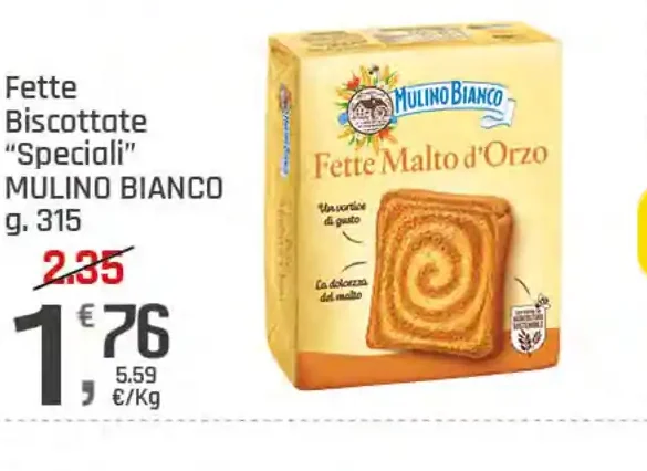 Fette Biscotte Speciali Mulino Bianco