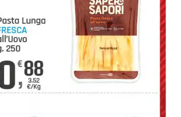 Pasta lunga fresca all'uovo