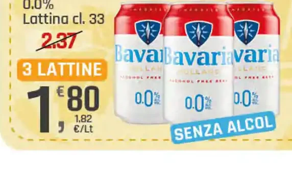 Birra Bavaria analcolica